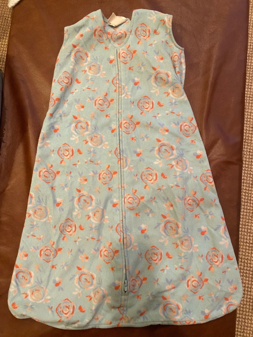 Halo Light Blue Floral A-Line Skirt